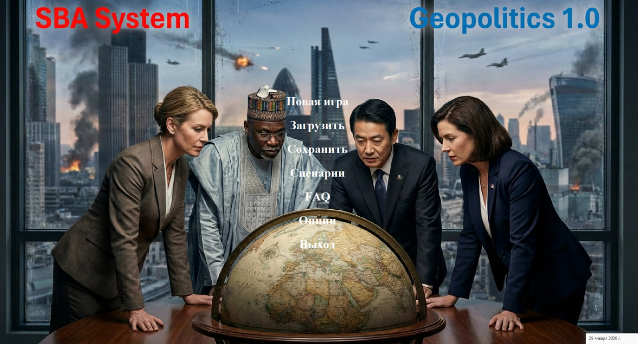 Геополитик — начало разработки